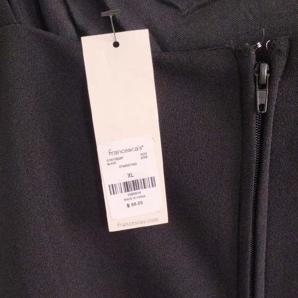 Francesca's Angie Sweetheart Strappy Jumpsuit. Size XL - Picture 7 of 12